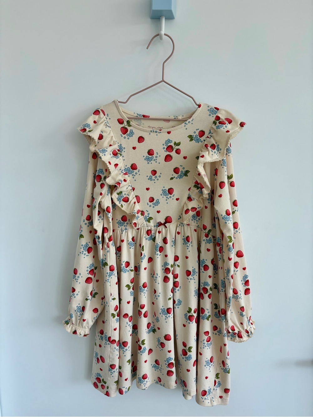 Konges Slojd Basic Frill Dress - Marmalade